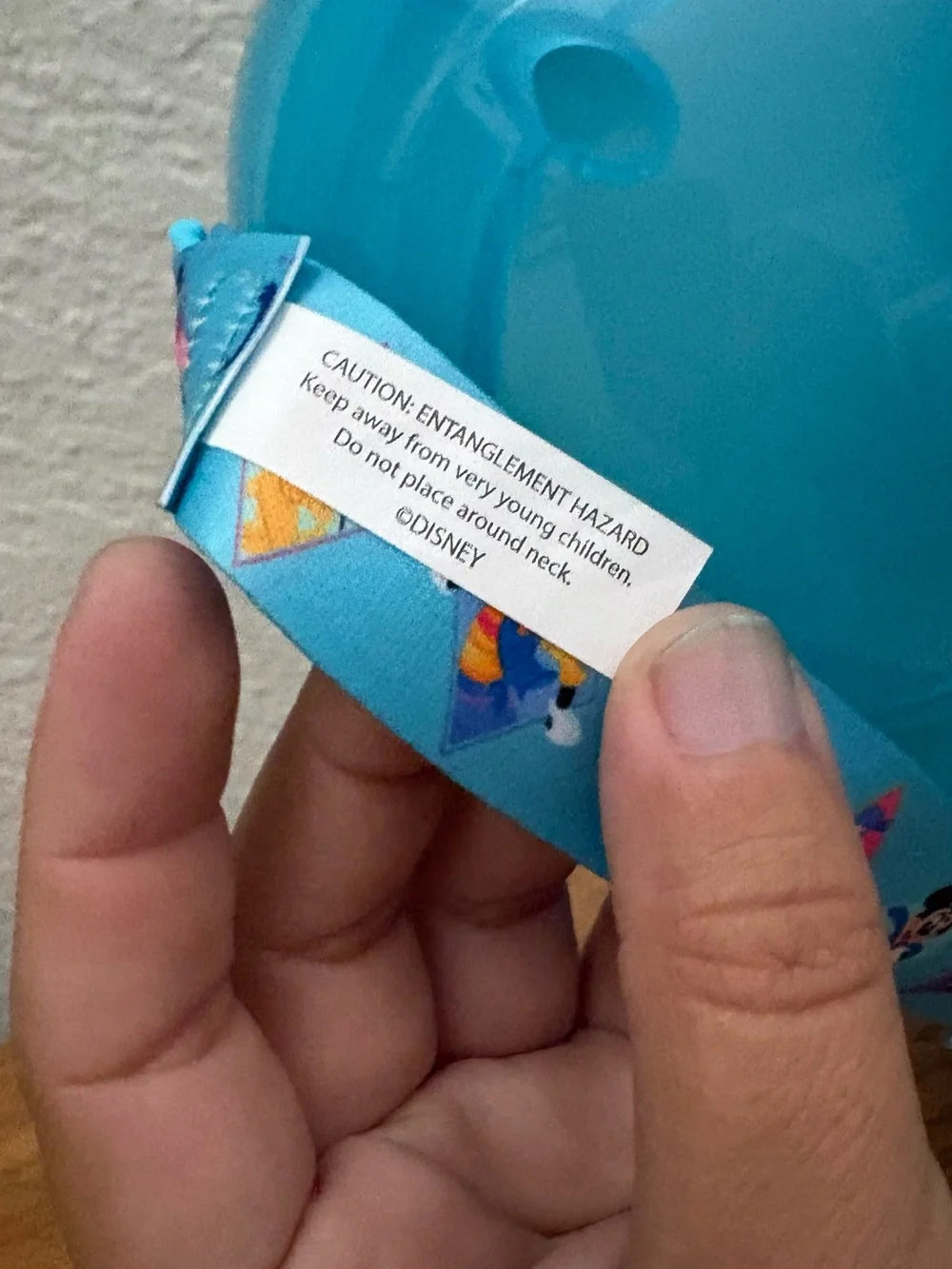 Disney Blue Mickey Head Snack Bucket with 70th Characters